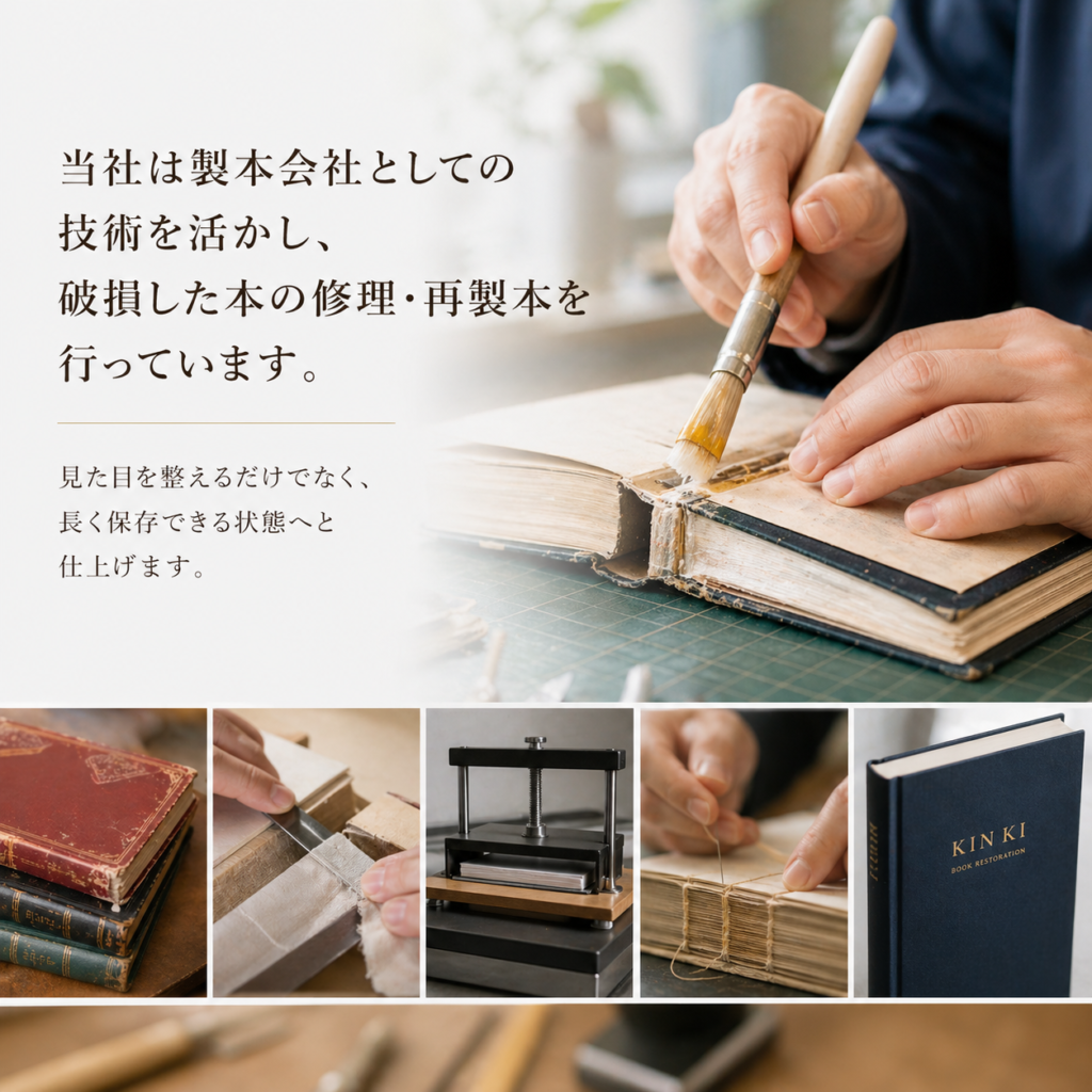 本の修理｜株式会社キンキ